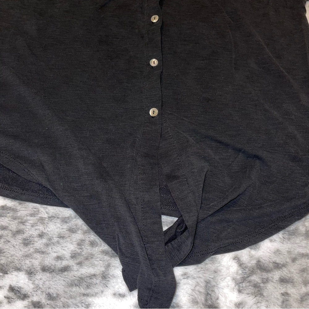 Green Envelope Button Down Blouse - image 2